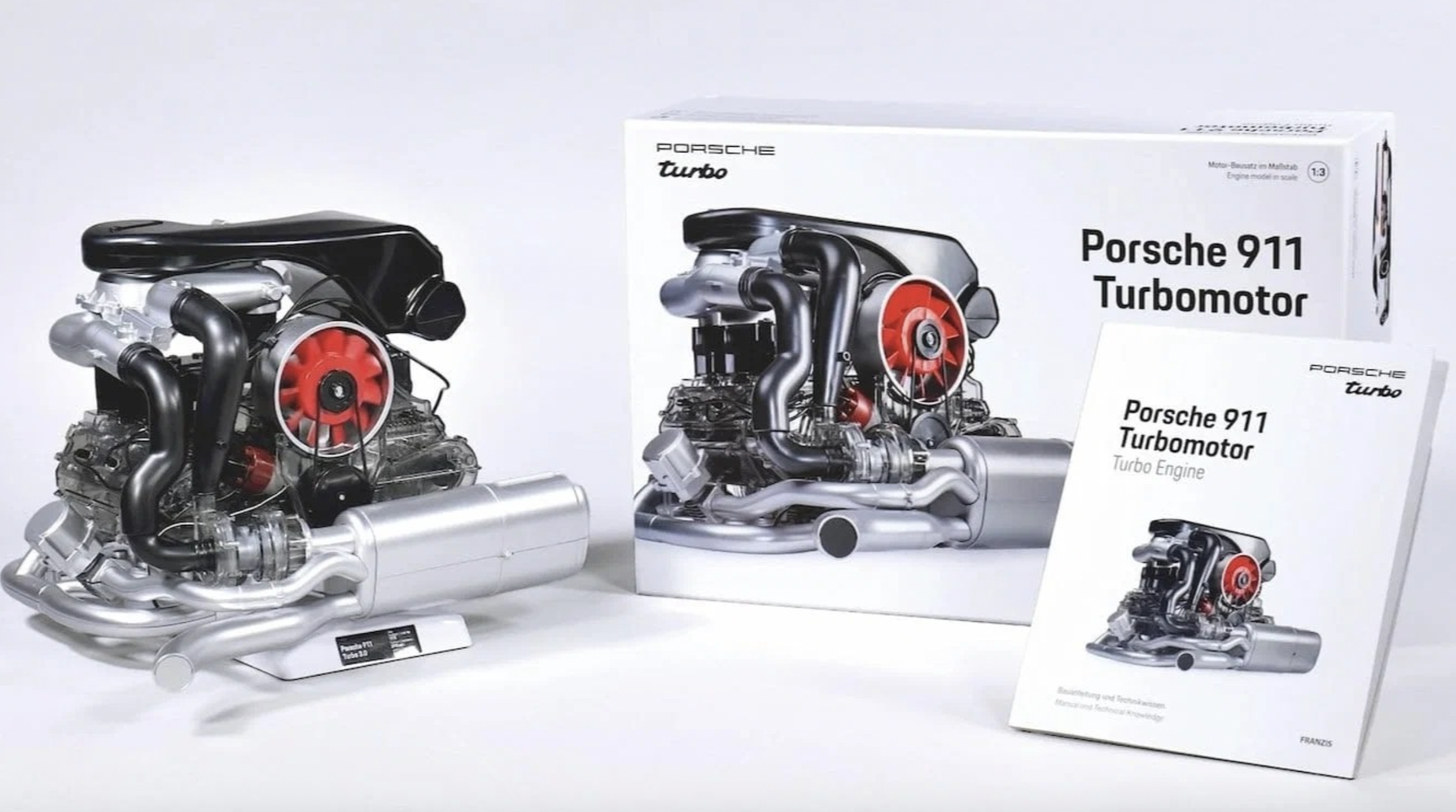 Представлен масштабный конструктор двигателя Porsche