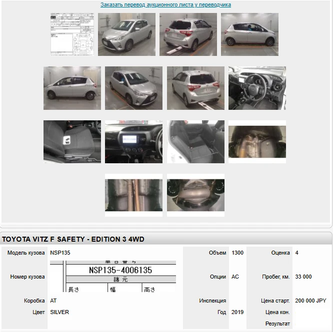 Toyota Vitz, 2019г, полный привод, вариатор