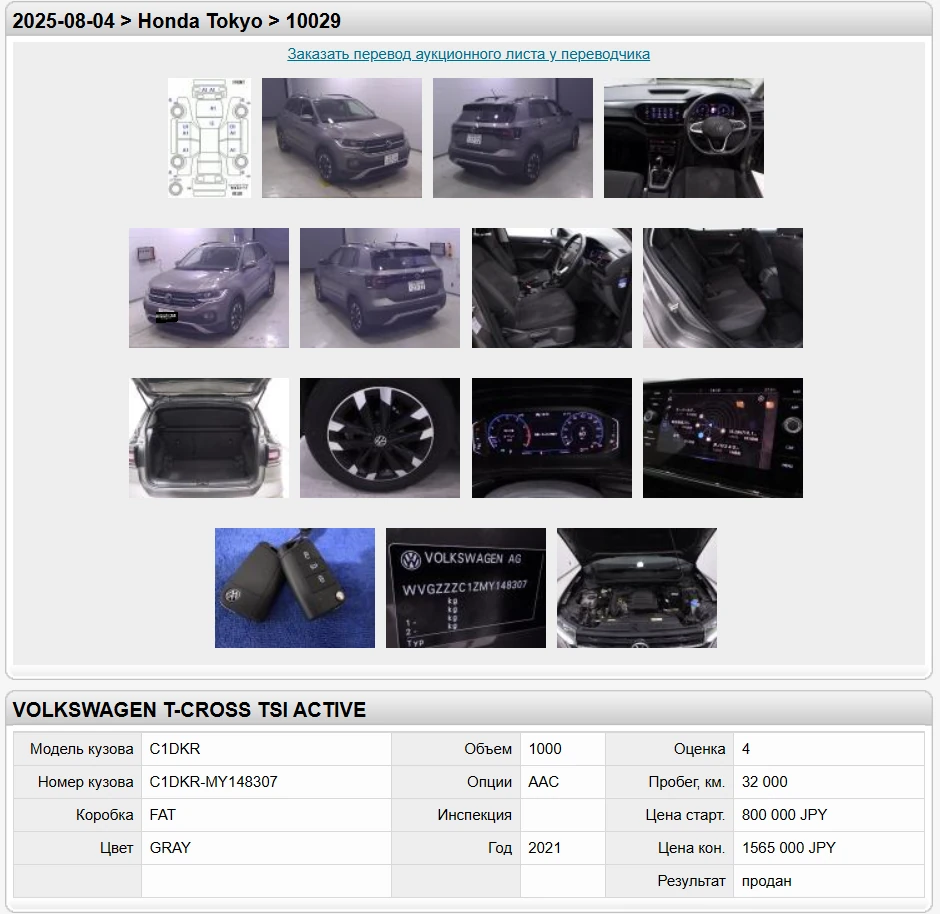 Volkswagen T-Cross, 2021г, передний привод, робот