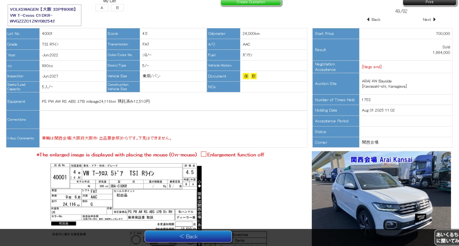 Volkswagen T-Cross, 2022г, передний привод, робот