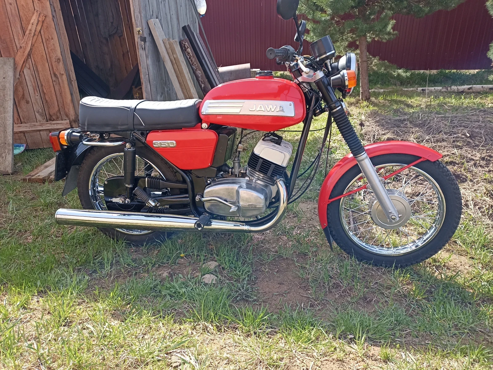 Jawa 350 638, 1984г, Цепь привод, 4 передачи