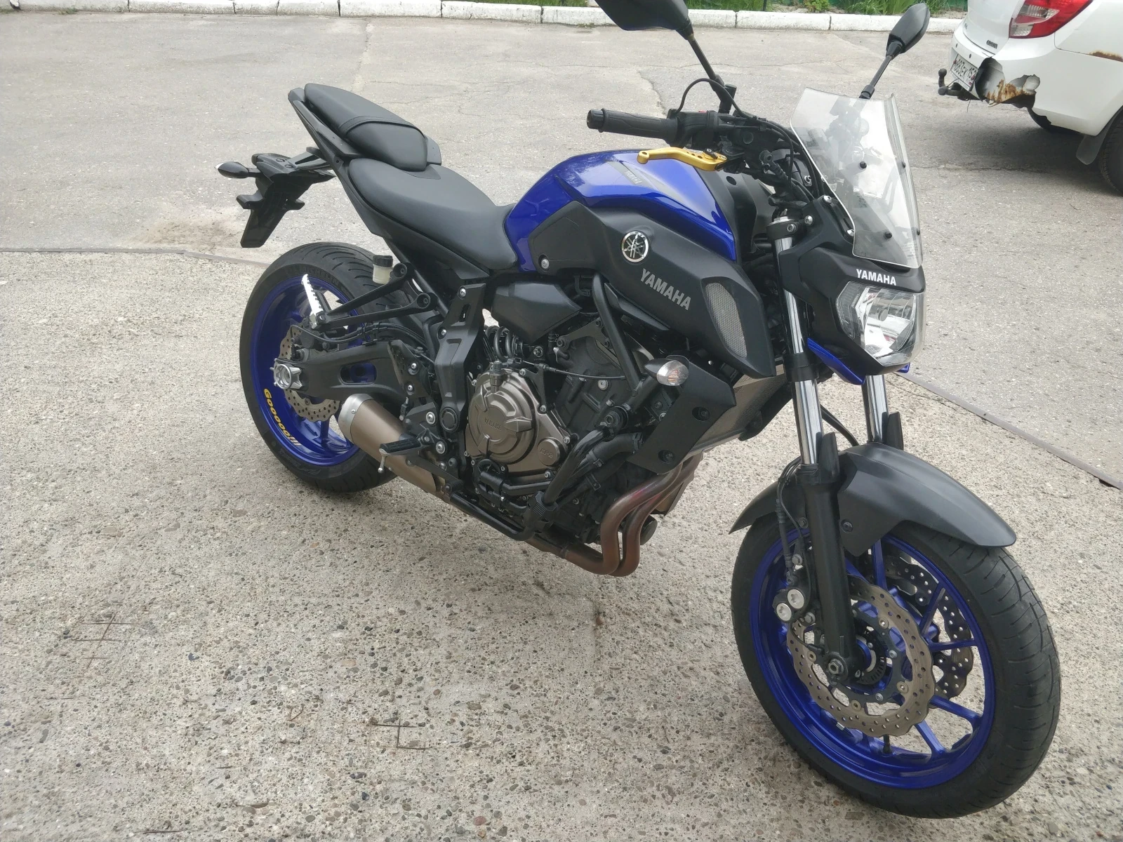 Yamaha MT 07  FZ 07 , 2018г, Цепь привод, 6 передач