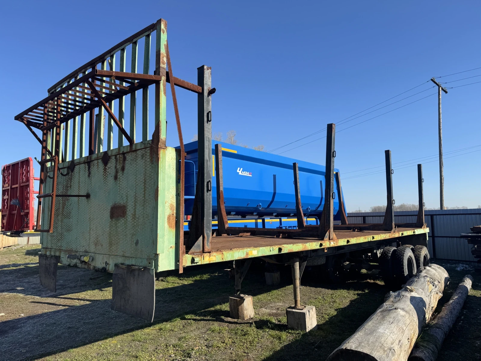 СЗАП Бортовые полуприцепы, 1987г.