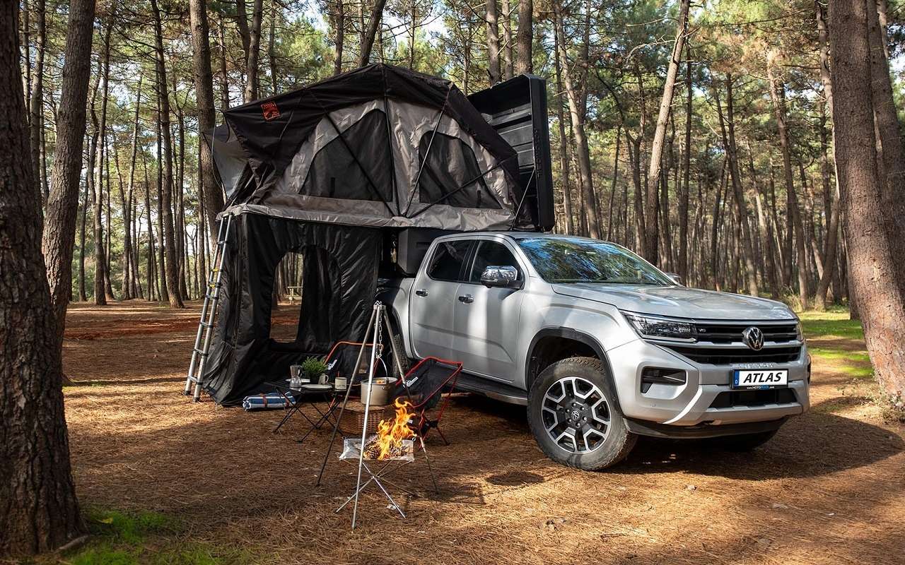 Турецкая компания Hotomobil представила компактный модульный кемпер-бокс Atlas Cabin Box для путешественников.