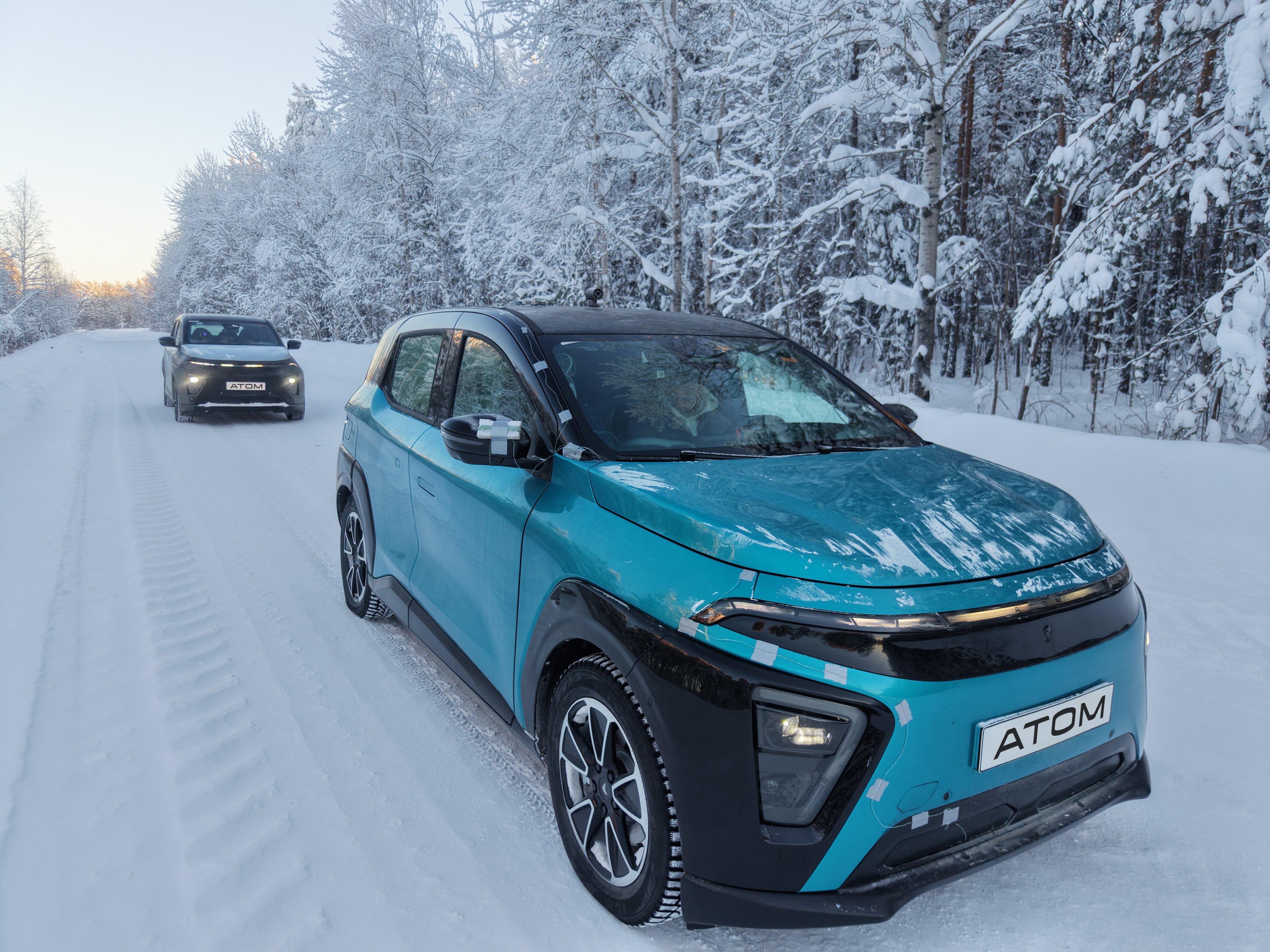 Российский электромобиль Атом прошел двухнедельные тесты в Сургуте при -42°C