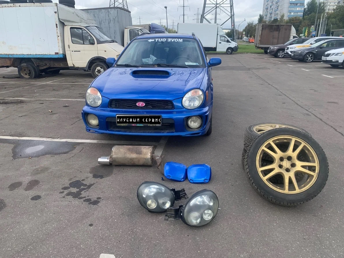 Subaru Impreza WRX, 2002г, полный привод, механика