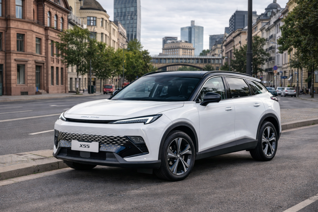 Цена на комплектацию Luxury кроссовера BAIC X55 российской сборки 2025 года резко снизилась.