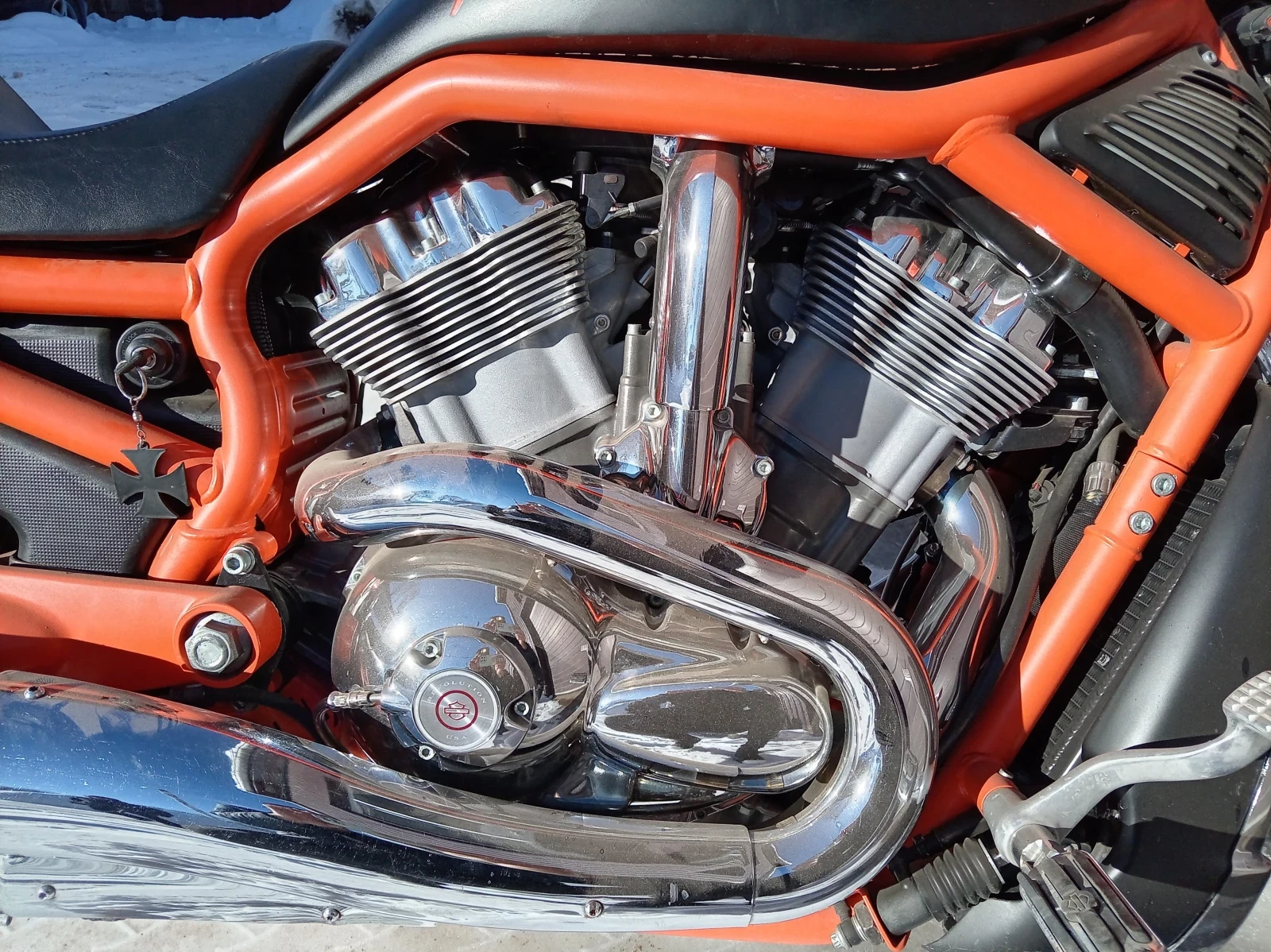 Harley Davidson V Rod, 2004г, Ремень привод, 5 передач