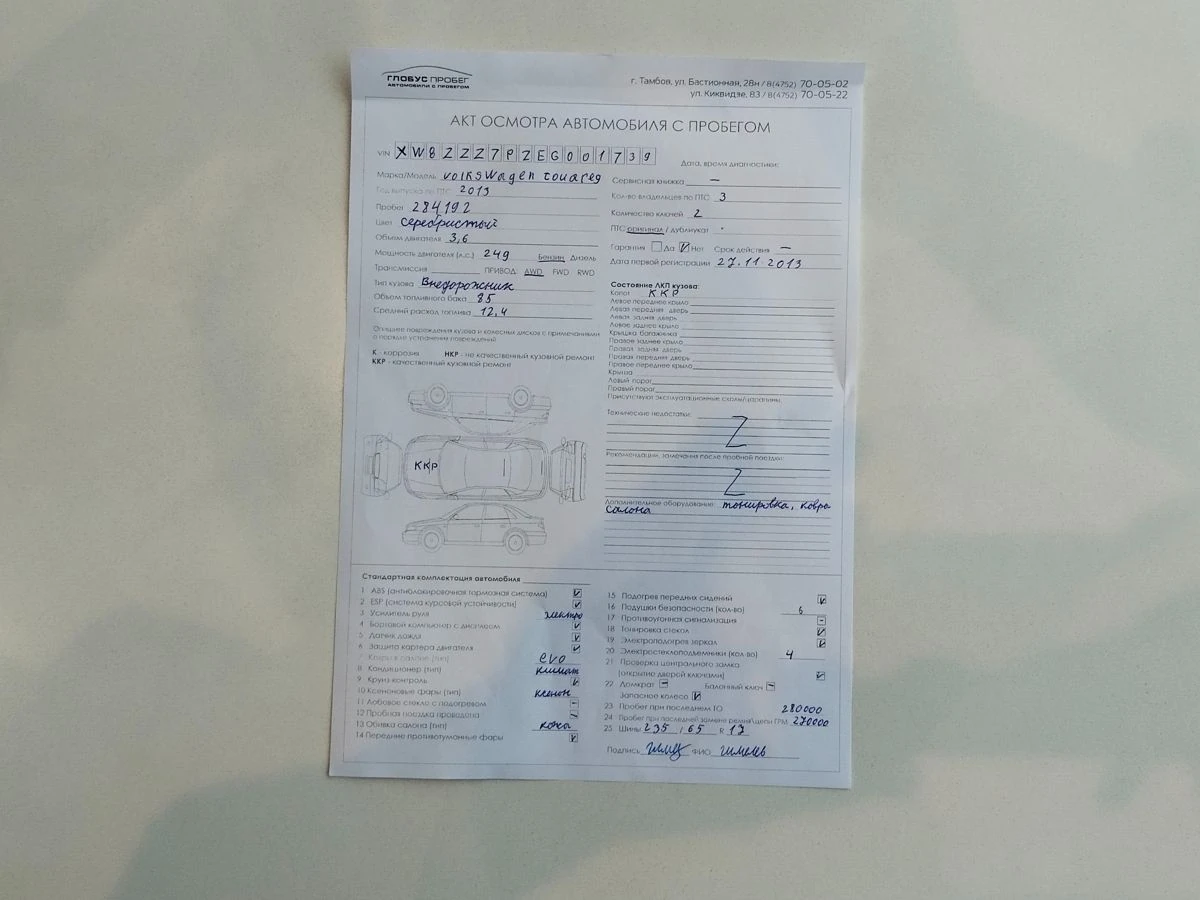 Volkswagen Touareg, 2013г, полный привод, автомат