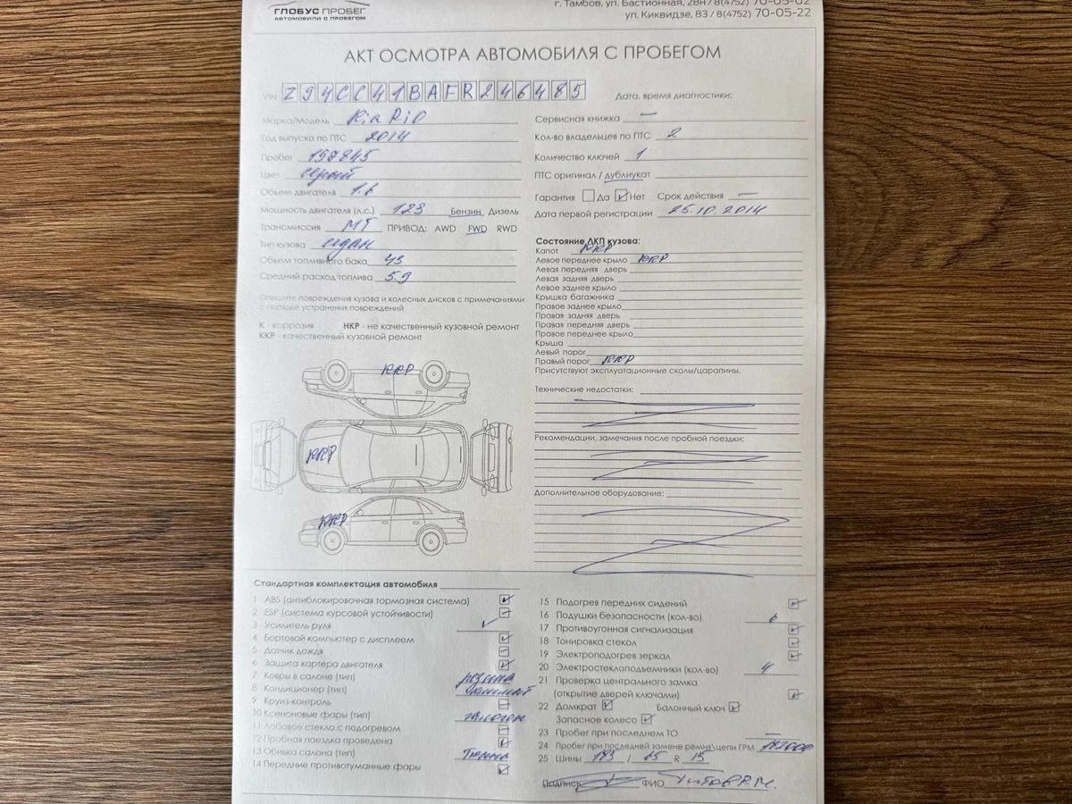 Kia Rio, 2014г, передний привод, механика