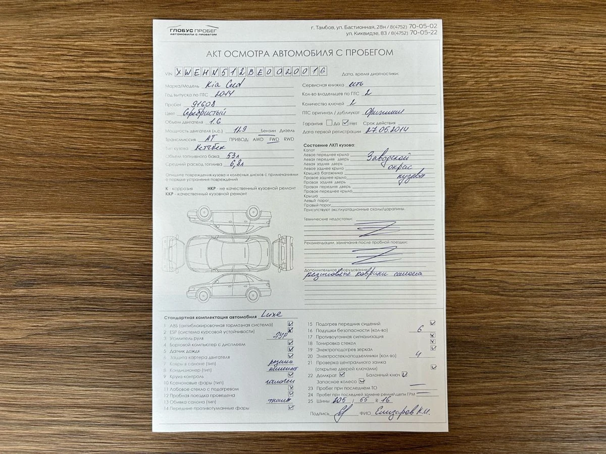 Kia Ceed, 2014г, передний привод, автомат