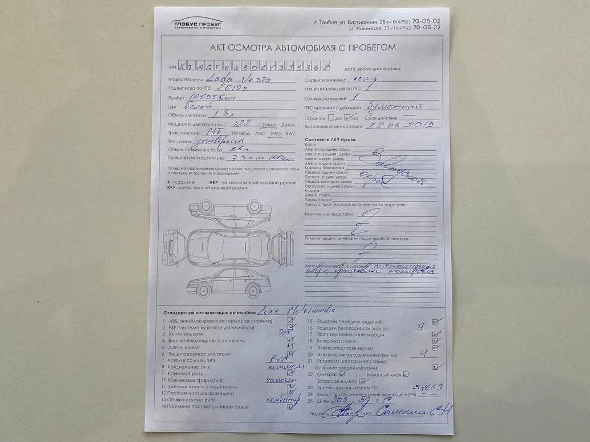 Lada (ВАЗ) Vesta, 2019г, передний привод, механика