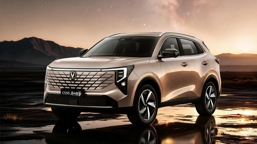 Обновлённый Changan CS55 Plus впервые засветился на недавнем Пекинском автосалоне